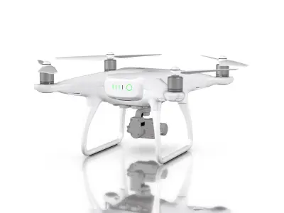 DJI Phantom 4 Pro for Element 3D 3D model