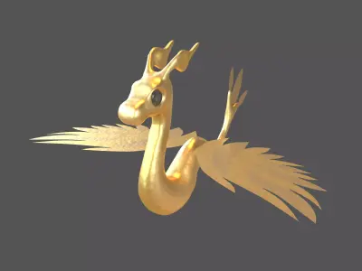 Cartoon Dragon Character v1 005 Low-poly 3D model