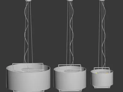 Lewit Hanging Pendant Metalarte 3D model