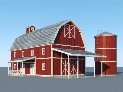 Farm Barn 3D model