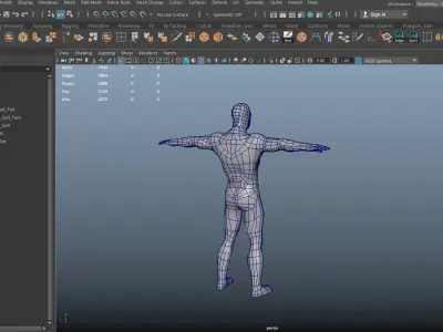 Exo Suit Armor Low-poly 3D model