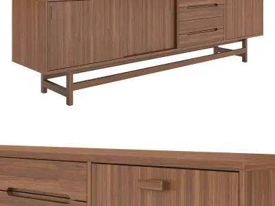 Williams Media Console by Joybird 3D model