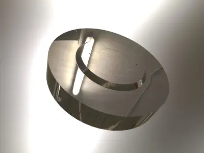 Medo Led 60 srebrnoszara Light Fixture Free 3D model