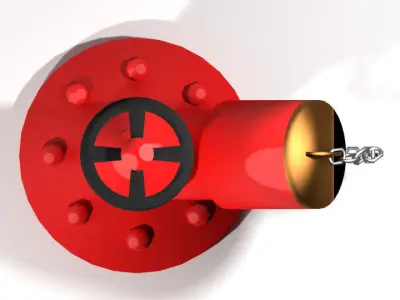 Fire Hydrant - Type 1 3D model