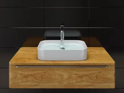 sink Ravak Ceramic Slim R 3D model