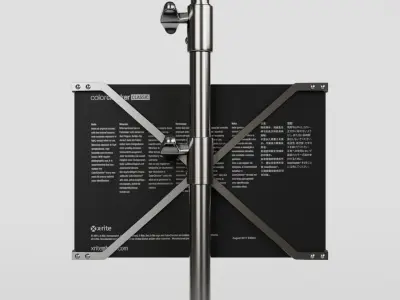 Color Checker with Chrome and Grey Ball 3D model