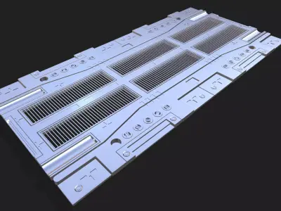 Sci-Fi Tile 3D model