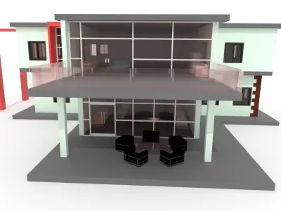 Exterior overall Look 3D model