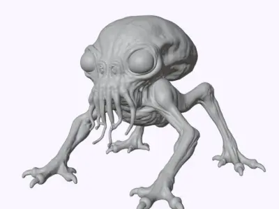 Deep Crawler Alien 3D print model