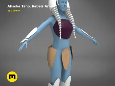 Ahsoka Tano - Rebels Armor 3D print model