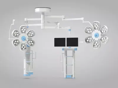 Surgical Lighting System 3D model
