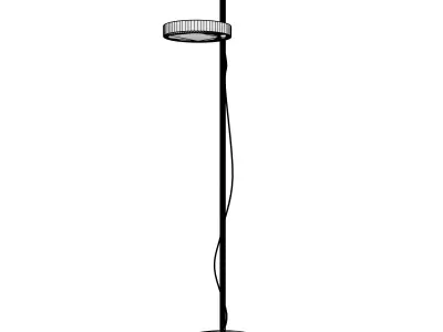 Floor lamp Low-poly 3D model 31