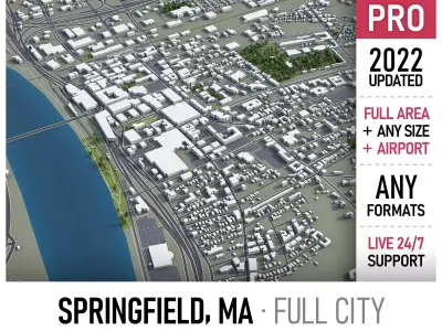 Springfield Low-poly 3D model