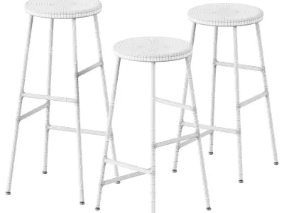 Cornet Bar Stool by Hay 3D model