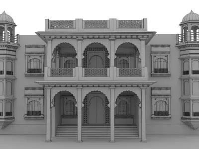 indian palace  3D model