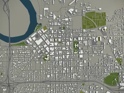 Montgomery  Low-poly 3D model