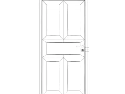 Interior Door 3D model