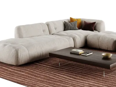 Furniture sets 03 Living room 3D model