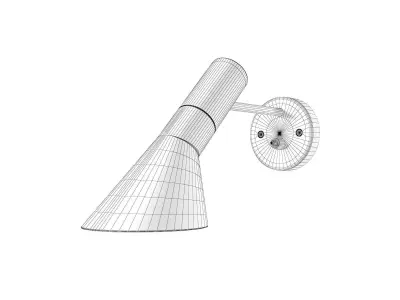 AJ Wall Lamp 3D model