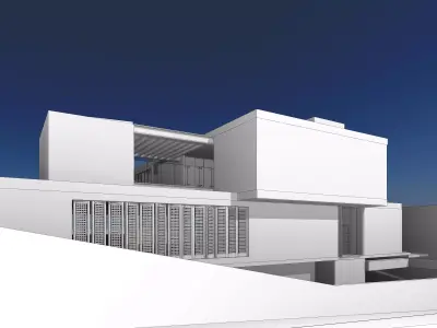 Luxurious Modern House 3D model purchase