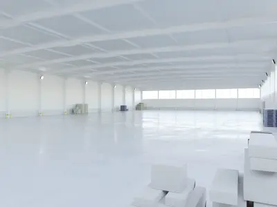 Warehouse Interior 5 Low-poly 3D model