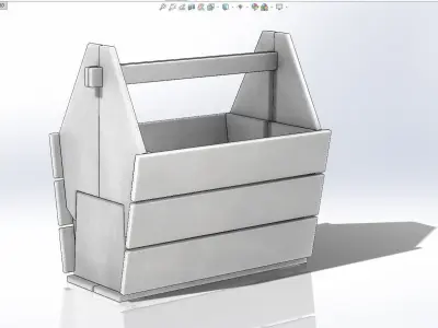 basket table 3D model