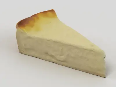 Cheesecake Slice 3D model