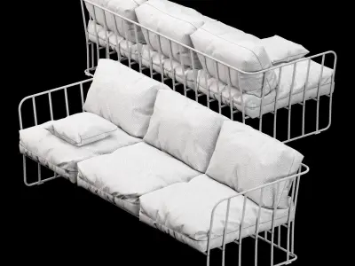 Outdoor sofa 3 3D model