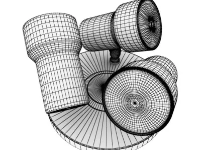 43 Lamps Mega Pack 3D model