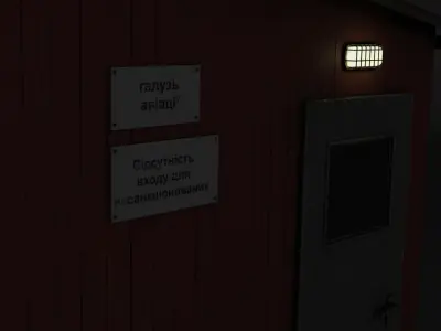 Forest Hur Red Low-poly 3D model