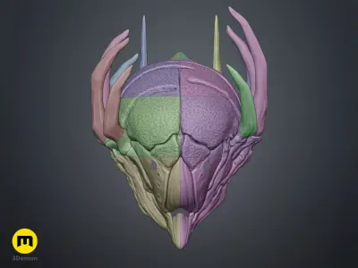 Nidus Prion Helmet - Warframe  3D print model
