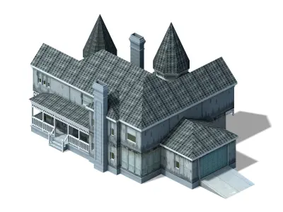 Heterogeneous - Building - Building B Building 08 3D model