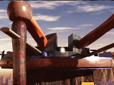 Sci Fi City Futuristic Architecture G1 G2 3D model