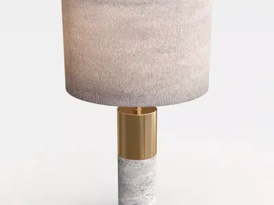 Mid century lamp 3D model