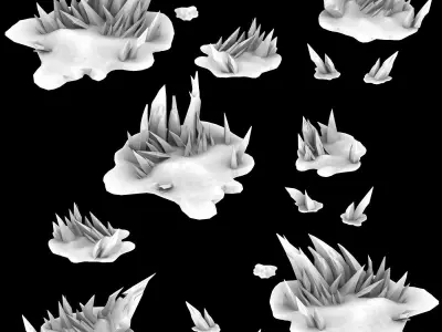 Kunlun Snow Mountain - Snow Thorn 30 3D model