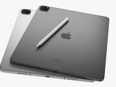 Apple iPad Pro 13-inch and 11-inch M2 3D model