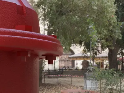Simple Fire Hydrant 3D model