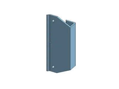 Handle for screen door 3D print model