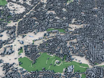 Palermo City Italy 3D model