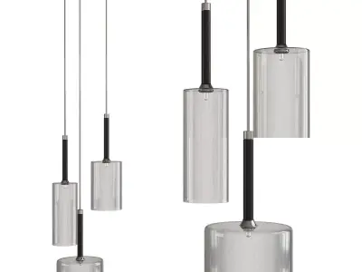 Spillray P Pendant Light Low-poly 3D model