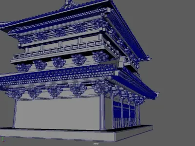 Ancient buildings 3D model order