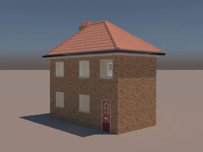 Detached house 3D model