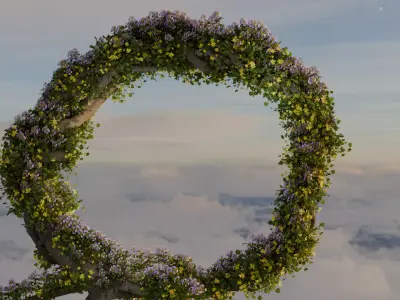 Magical Nature Portal  3D model