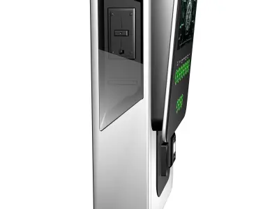 kiosk carwash 3D model