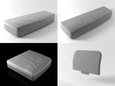 Cove collection four different sofas 3D model