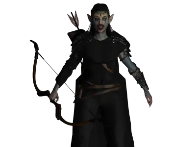 AAA 3D MODEL FANTASY MONSTER CREATURE CHARACTER -THE DEVIL ELF