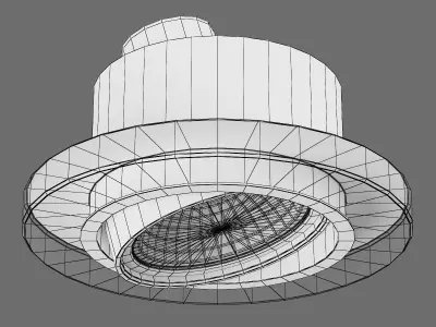 002514 Rifle Lightstar Recessed spotlight 3D model