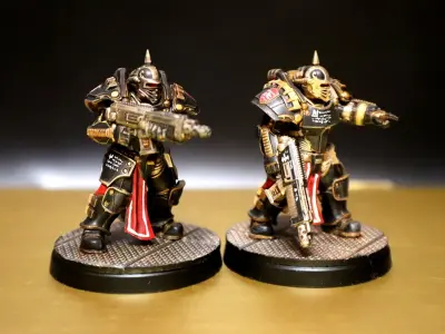 Obsidian Guard - Immortals - Rifleman squad 3D print model