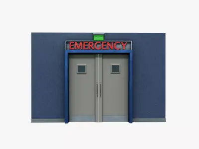 Emergency Door 3D model