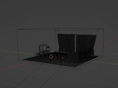 4k Living room - 3d model Free 3D model